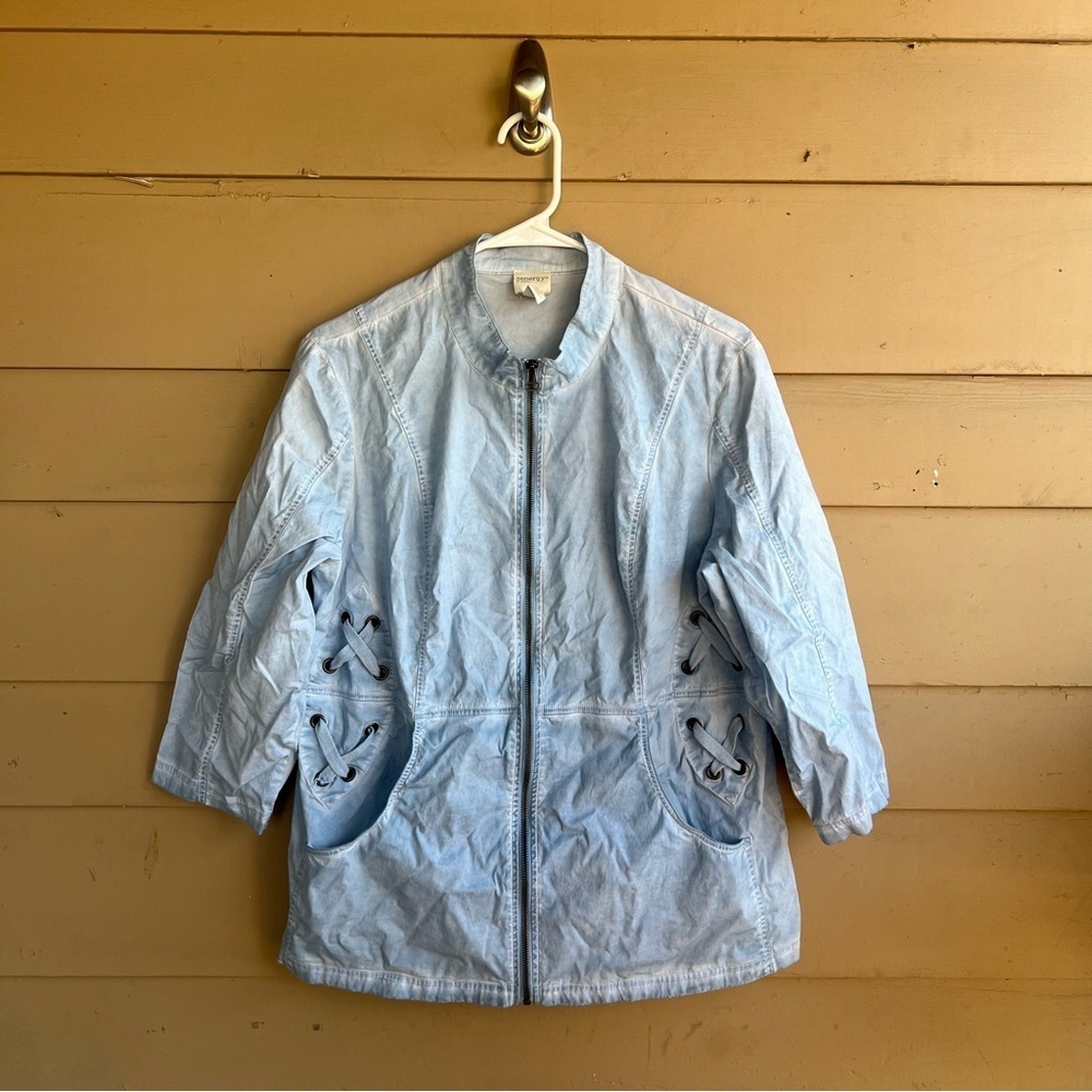 Zenergy by Chico's Lightweight Zip Up Jacket - Size XL